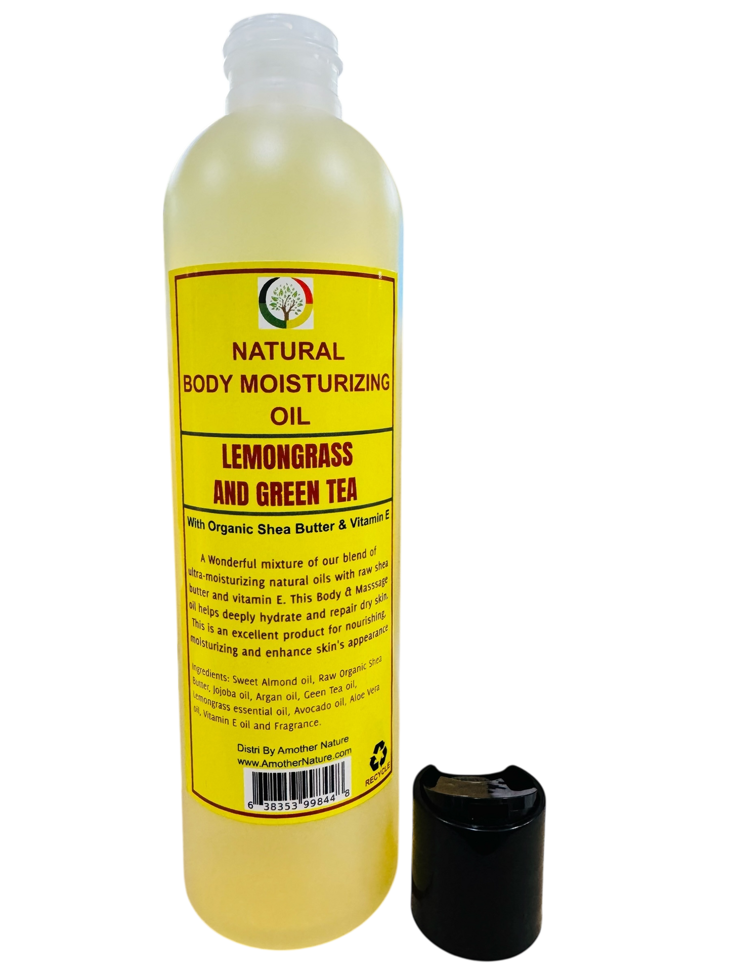 Coconut Milk & Black Castor oil- Natural Body Moisturizing oil -(6 Pieces) @ $6.75/each