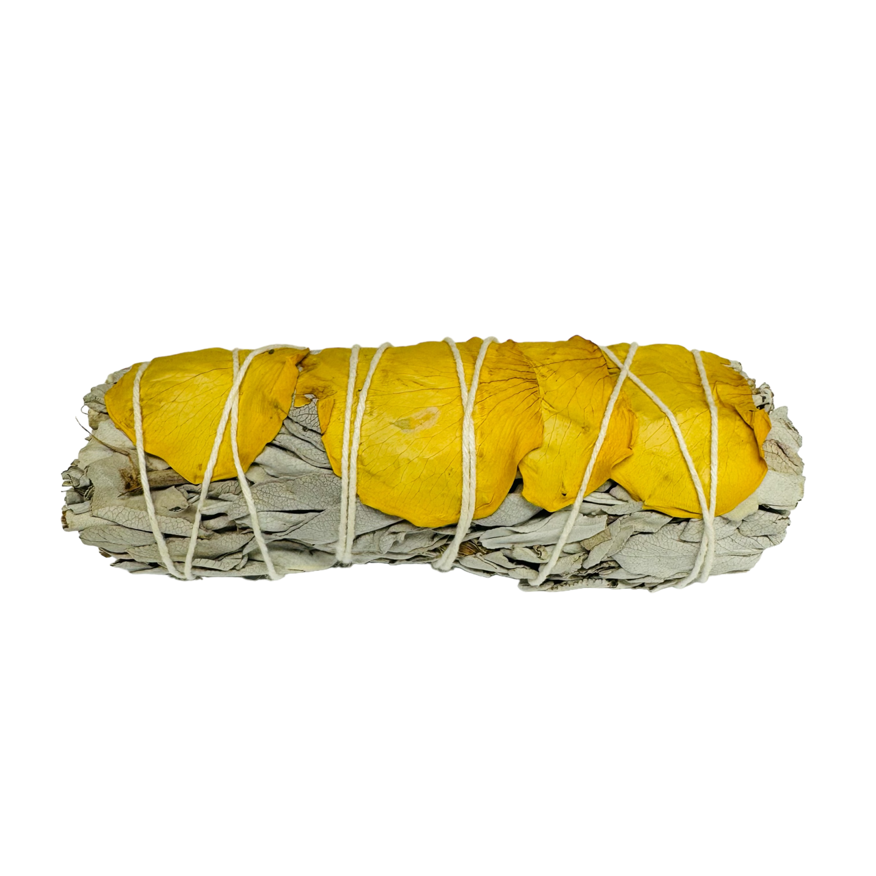 Yellow Petal White Sage 4 Inch -(12 Pieces)
