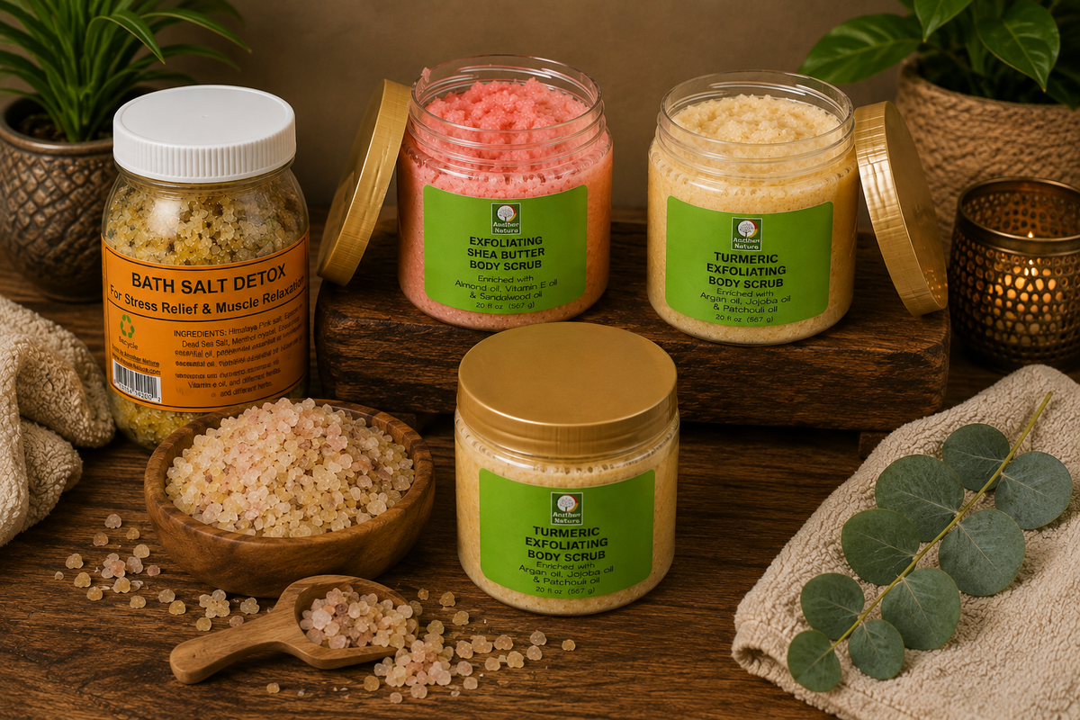 Natural Body Scrubs/ Bath Salt Detox