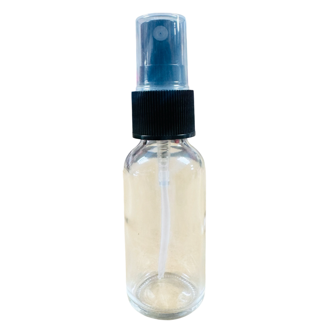 1 oz Boston Around Bottle Clear with Plastic Sprayer