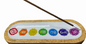 Incense Burner -Traditional 7 Chakras Style Boat -(6 Pieces) @ $3.25/each