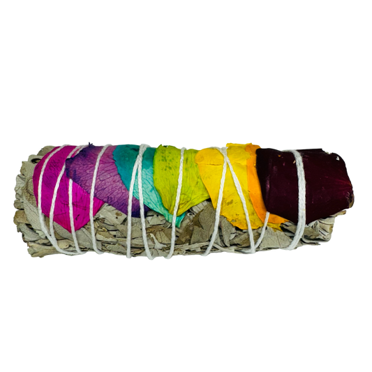 7 Chakras White Sage 4 Inch -(100 Pieces)