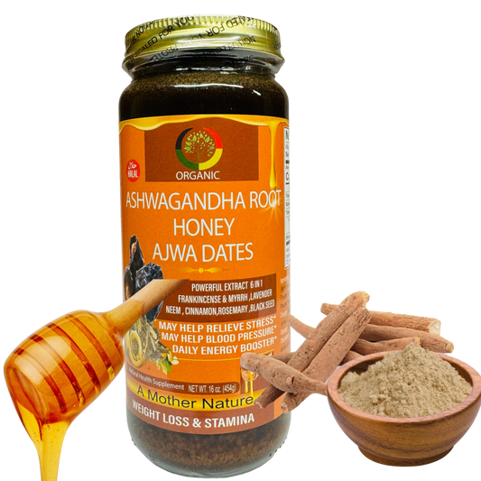 Ashwagandha Root Honey Ajwa Dates