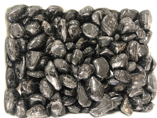 Black Tourmaline Tumble Stone- (1 Pound)