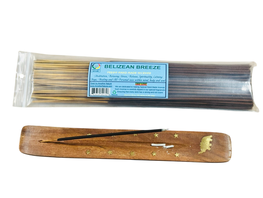 Belizean Breeze Incense -Fresh Hand Made (85-100 Sticks per Pack)- (4 Packs) @ $2.99/pack