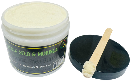 Black Seed & Moringa -Organic Shea Butter Whipped -(6 Pieces) @ $4.75/each