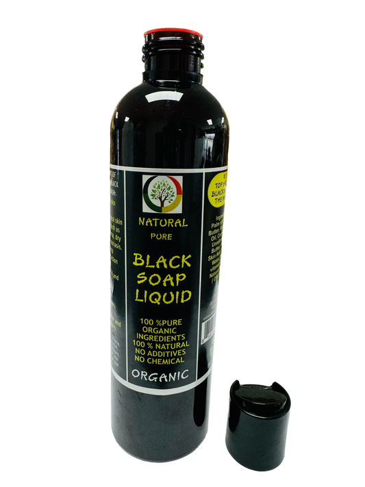 Black Soap Liquid Organic (24 Pieces) @ $3.75/each