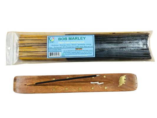 Bob Marley Incense -Fresh Hand Made (85-100 Sticks per Pack)- (4 Packs) @ $2.99/pack