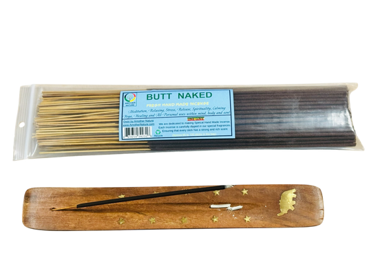 Butt Naked Incense -Fresh Hand Made (85-100 Sticks per Pack)- (4 Packs) @ $2.99/pack