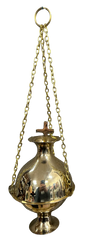 Traditional Charcoal Resin Burner Hanging Chain with Cross -(Large Size) -(3 Pieces) @ $12.75/each (Copy)