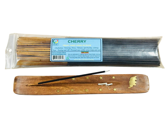 Cherry Incense -Fresh Hand Made (85-100 Sticks per Pack)- (4 Packs) @ $2.99/pack