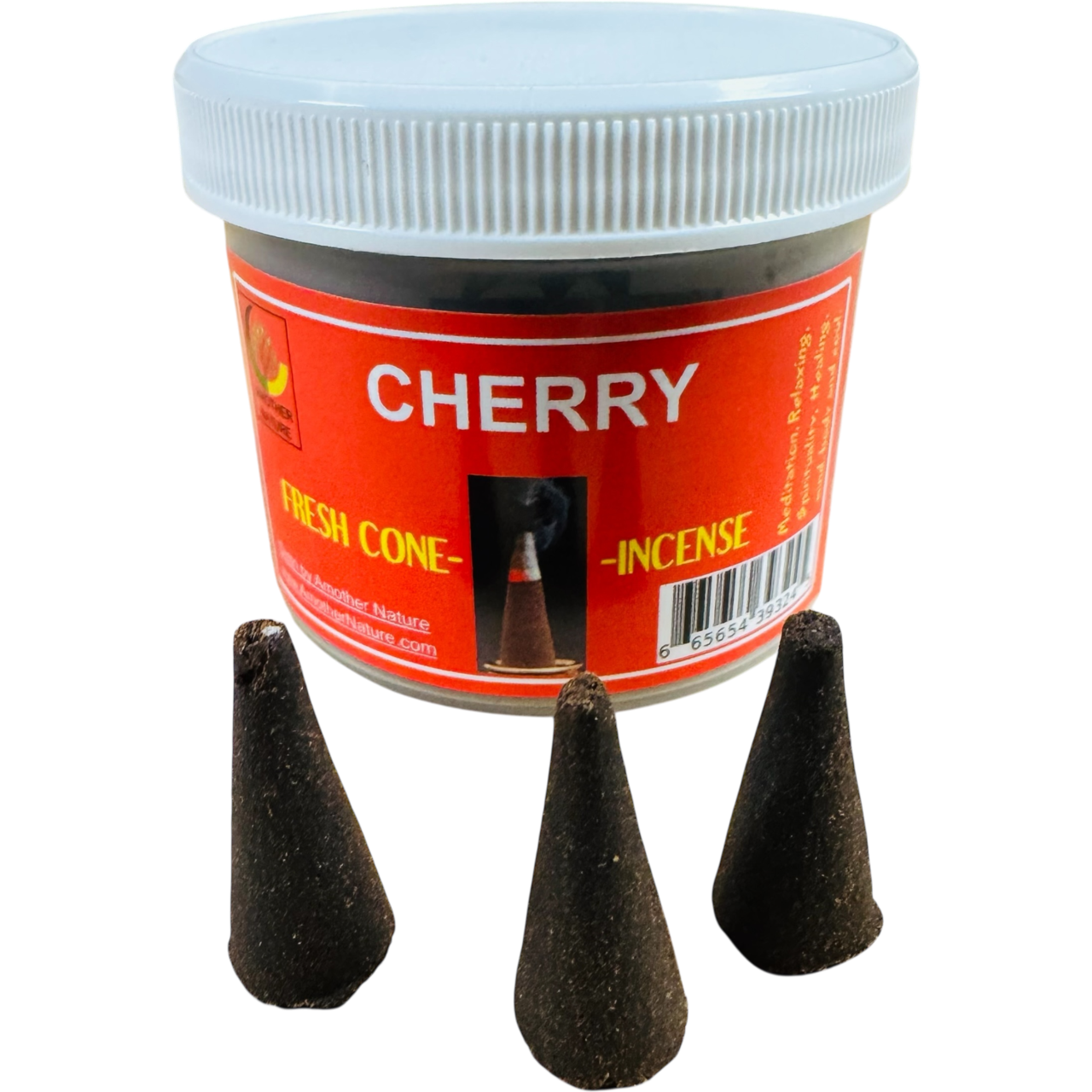 Cherry Cone Incense (4 Jars) @ $2.99/each