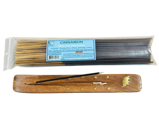 Cinnamon Incense -Fresh Hand Made (85-100 Sticks per Pack)- (4 Packs) @ $2.99/pack
