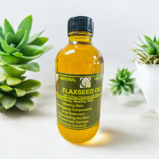 Pure Flaxseed Oil Natural 4 oz size -(6 Pieces) @ $4.49/each