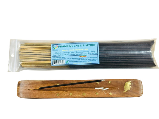 Frankincense & Myrrh Incense -Fresh Hand Made (85-100 Sticks per Pack)- (4 Packs) @ $2.99/pack