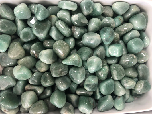Green Quartz Tumble Stone- (1 Pound)