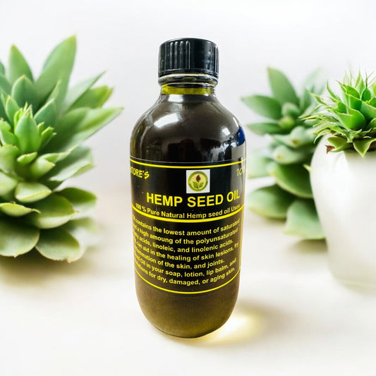 Pure Hemp Seed Oil Natural 4 oz size -(6 Pieces) @ $4.49/each