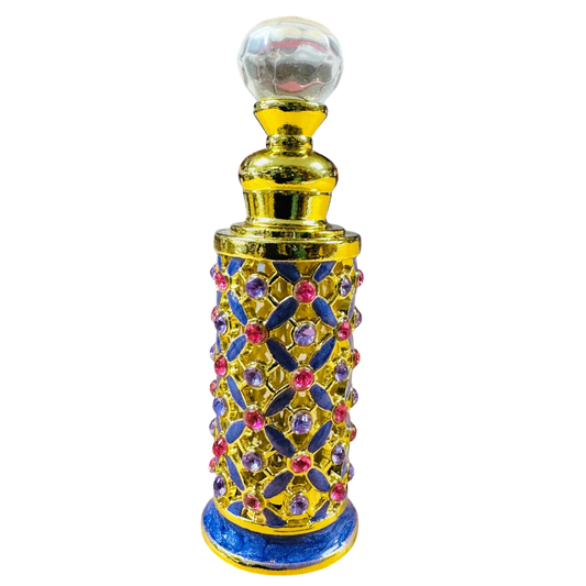 12ML Fancy Pink Traditional Antique Style Bottle -(6 Bottles) @ $5.50/each