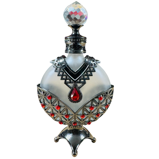 30ML Fancy Gray Traditional Antique Style Bottle-(6 Bottles) @ $6.50/each