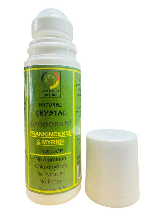 Frankincense & Myrrh Roll On Natural Deodorant- (6 Pieces) @ $4.75/each