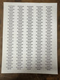 Label Size (1.5 x .5 inch ) 100 labels