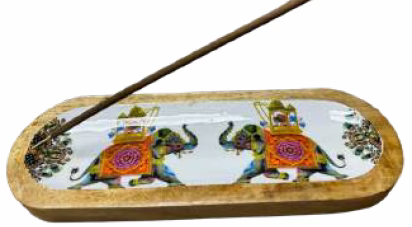 Incense Burner -Traditional Elephant Style Boat -(6 Pieces) @ $3.25/each