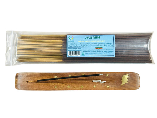 Jasmin Incense -Fresh Hand Made (85-100 Sticks per Pack)- (4 Packs) @ $2.99/pack