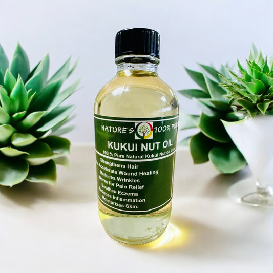 Pure Kuku Nut Oil Natural 4 oz size -(6 Pieces) @ $4.49/each