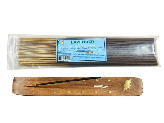 Lavender Incense -Fresh Hand Made (85-100 Sticks per Pack)- (4 Packs) @ $2.99/pack