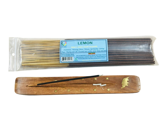 Lemon Incense -Fresh Hand Made (85-100 Sticks per Pack)- (4 Packs) @ $2.99/pack