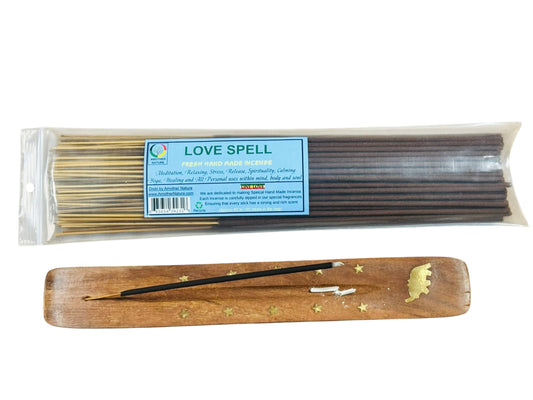 Love Spell Incense -Fresh Hand Made (85-100 Sticks per Pack)- (4 Packs) @ $2.99/pack