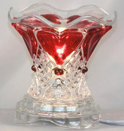 Heart Electric Oil Burner - (6 Pieces) @ $5.50 each