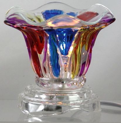 Multi Color Electric Oil Burner - (6 Pieces) @ $5.50 each