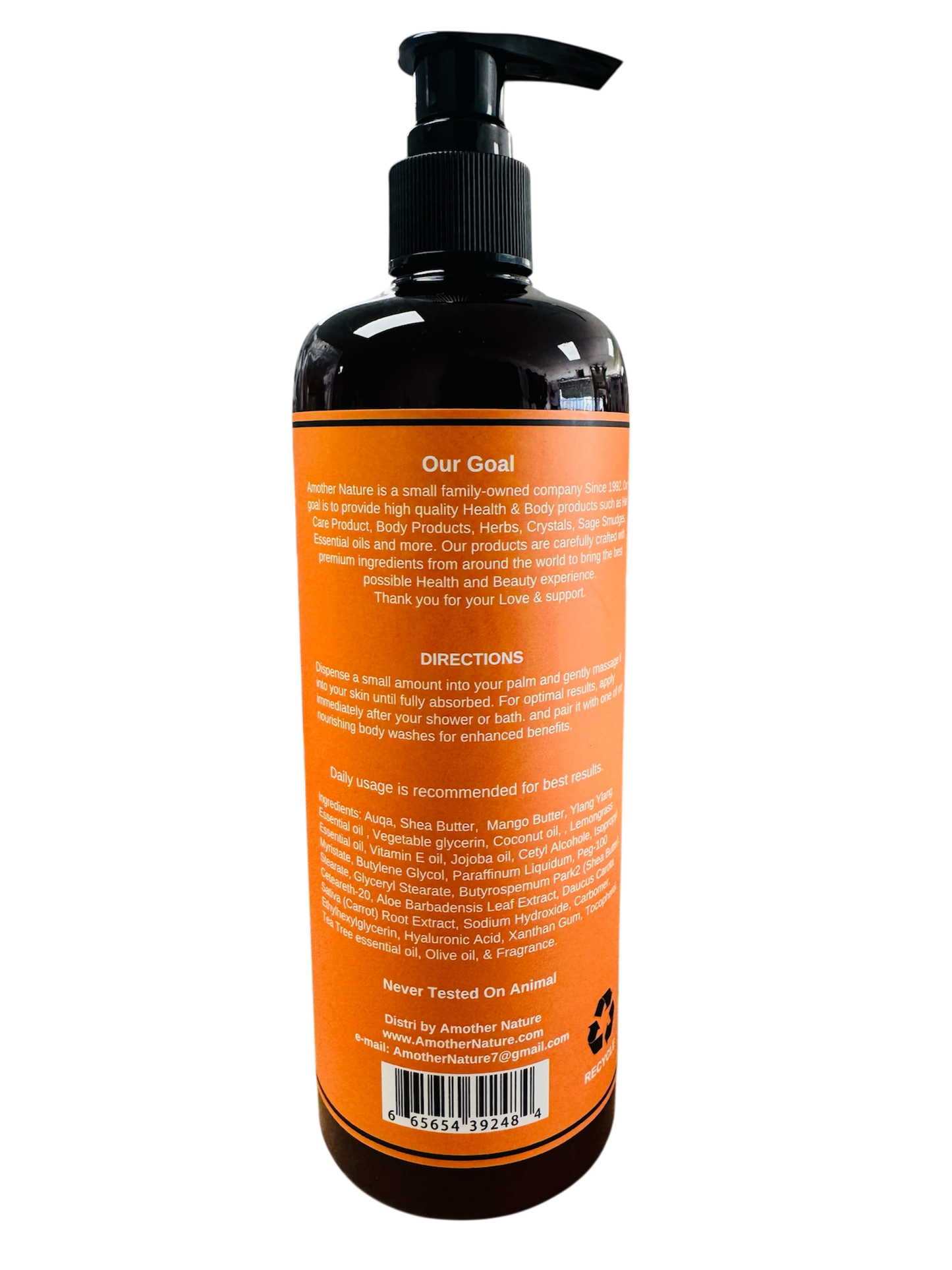 Mango Butter -Body Lotion Infuse with Olive Oil & Ylang Ylang Essential Oil -(6 Pieces) @ $4.75/each