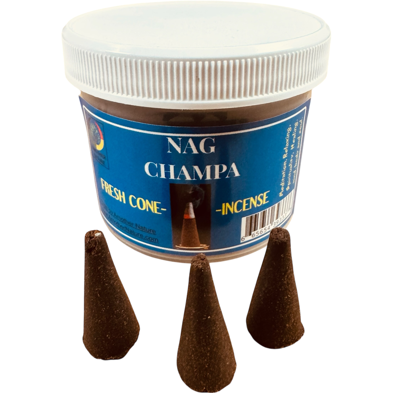 Nag Champa Cone Incense (4 Jars) @ $2.99/each
