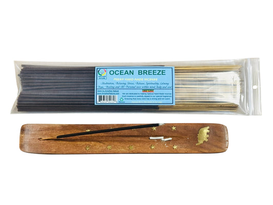 Ocean Breeze Incense -Fresh Hand Made (85-100 Sticks per Pack)- (4 Packs) @ $2.99/pack