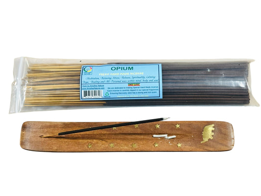 Opium Incense -Fresh Hand Made (85-100 Sticks per Pack)- (4 Packs) @ $2.99/pack