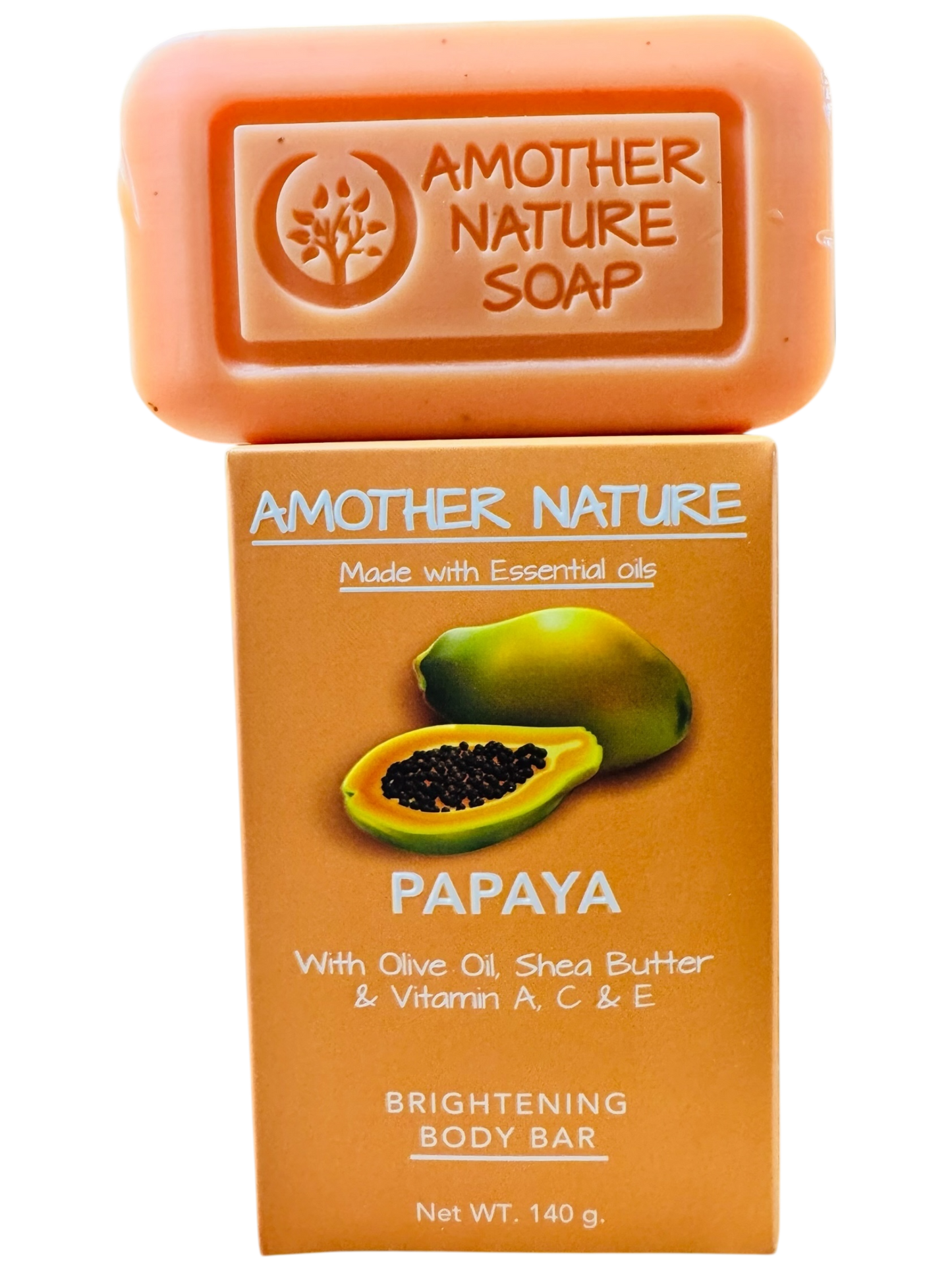 Papaya Soap -Brightening Body Bar -(6 Pieces)