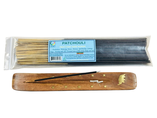 Patchouli Incense -Fresh Hand Made (85-100 Sticks per Pack)- (4 Packs) @ $2.99/pack