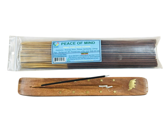 Peace of Mind Incense -Fresh Hand Made (85-100 Sticks per Pack)- (4 Packs) @ $2.99/pack
