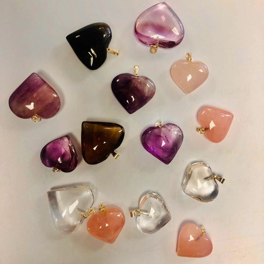 Pendants Hearts Mix -(6 Pieces) @ $3.67/each