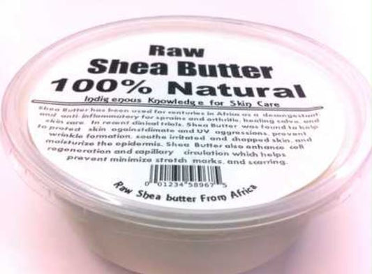 African Shea Butter White -(7-8 Ounce Per Jar)- (12 Jars) @ $3.50/each