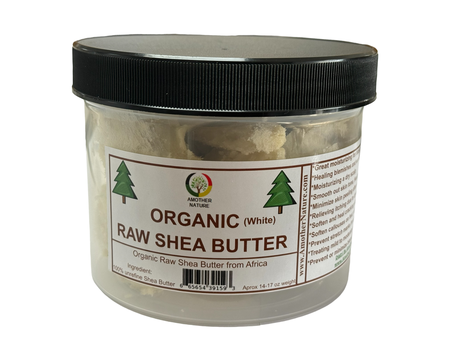African Shea Butter White -(1 Pound Jar) -(6 Jars) @ $5.50/each