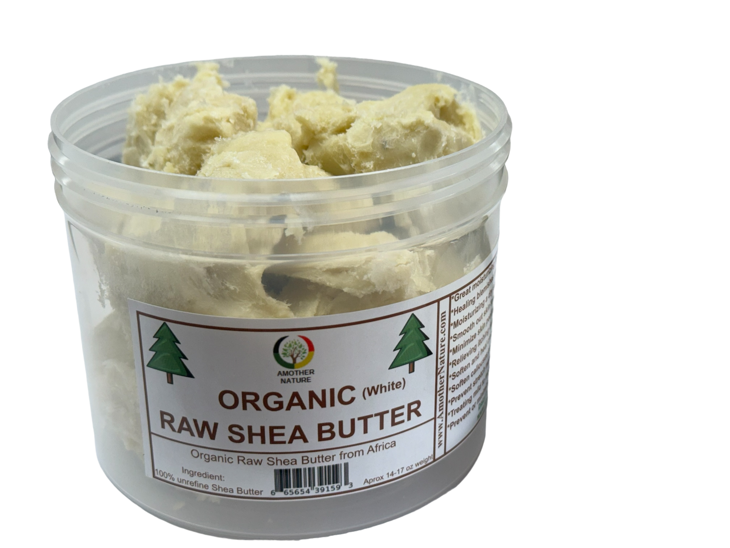 African Shea Butter White -(1 Pound Jar) -(6 Jars) @ $5.50/each