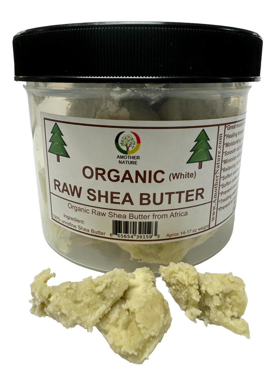 African Shea Butter White -(1 Pound Jar) -(6 Jars) @ $5.50/each