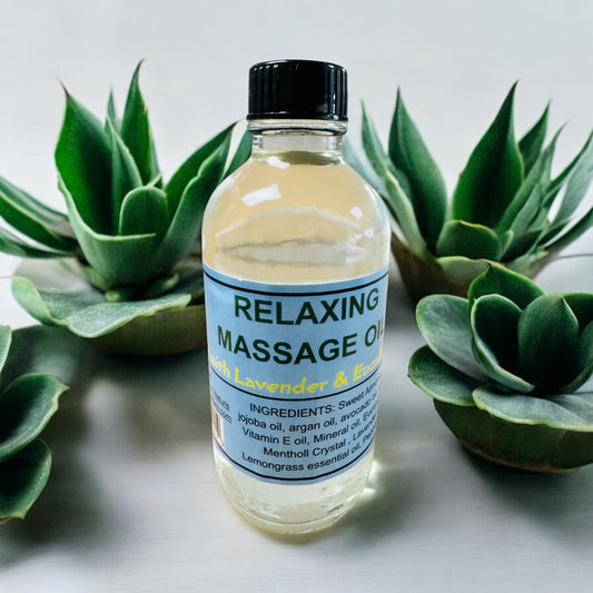 Relaxing Massage oil 4 oz size -(6 Pieces) @ $4.49/each