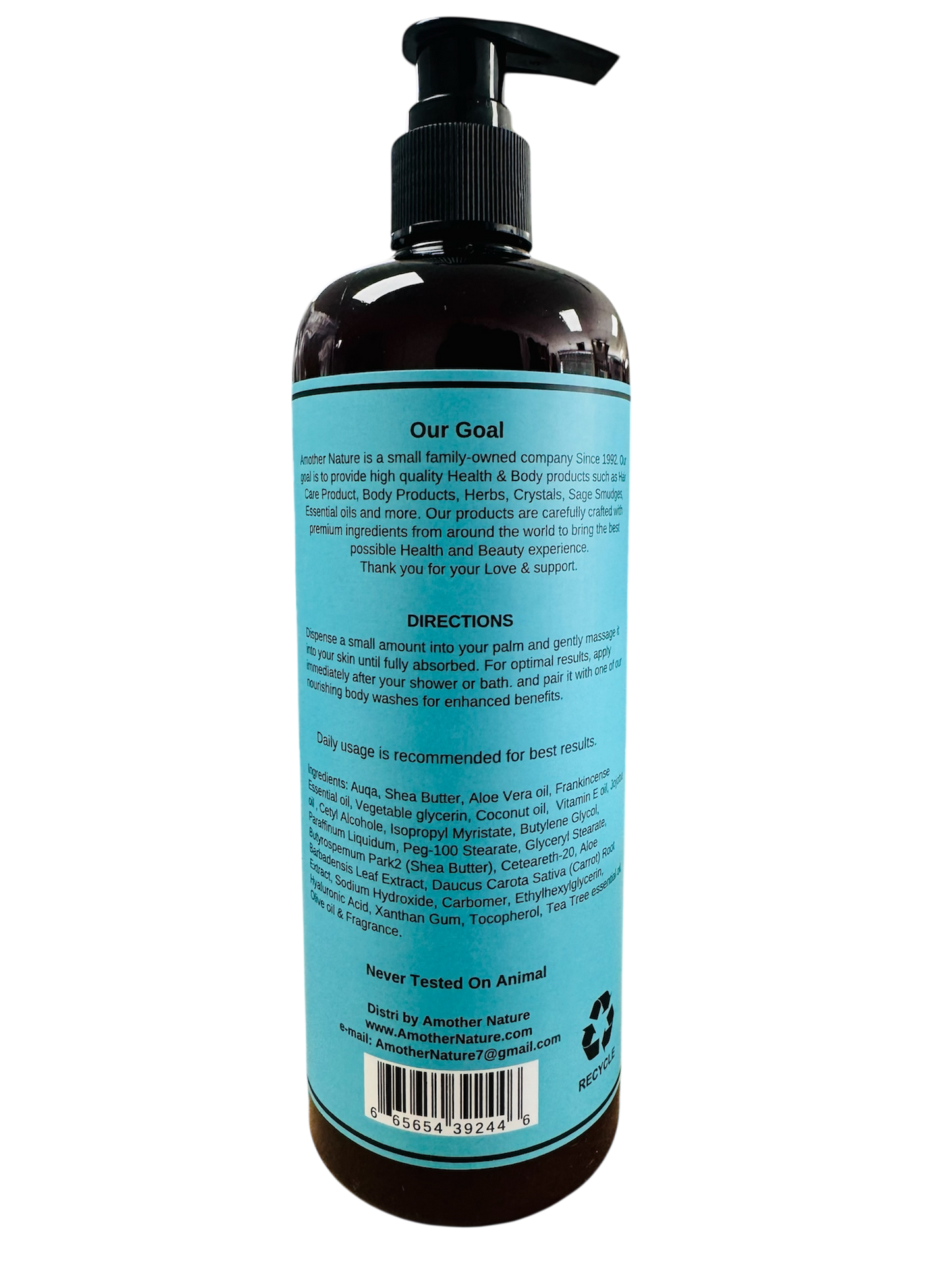 Shea Butter -Body Lotion Infuse with Aloe Vera & Frankincense Essential Oil -(6 Pieces) @ $4.75/each