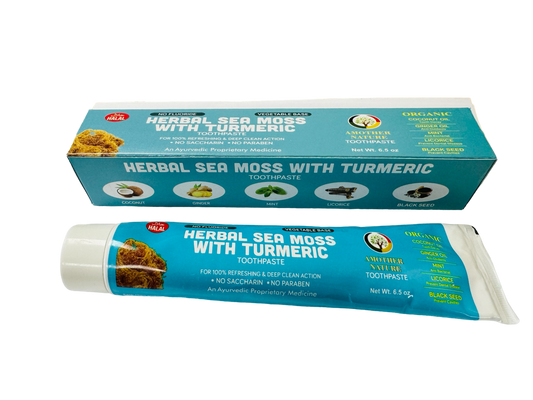 Herbal Sea Moss Turmeric Toothpaste - (12 Pieces) @ $1.99/each