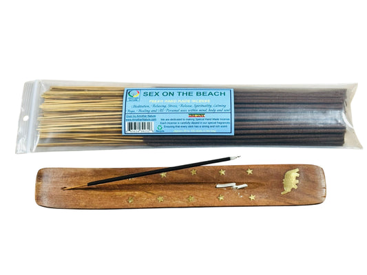 Sex on the Beach Incense -Fresh Hand Made (85-100 Sticks per Pack)- (4 Packs) @ $2.99/pack