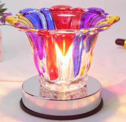 Multi Color Touch Electric Oil Burner - (4 Pieces) @ $7.49 each